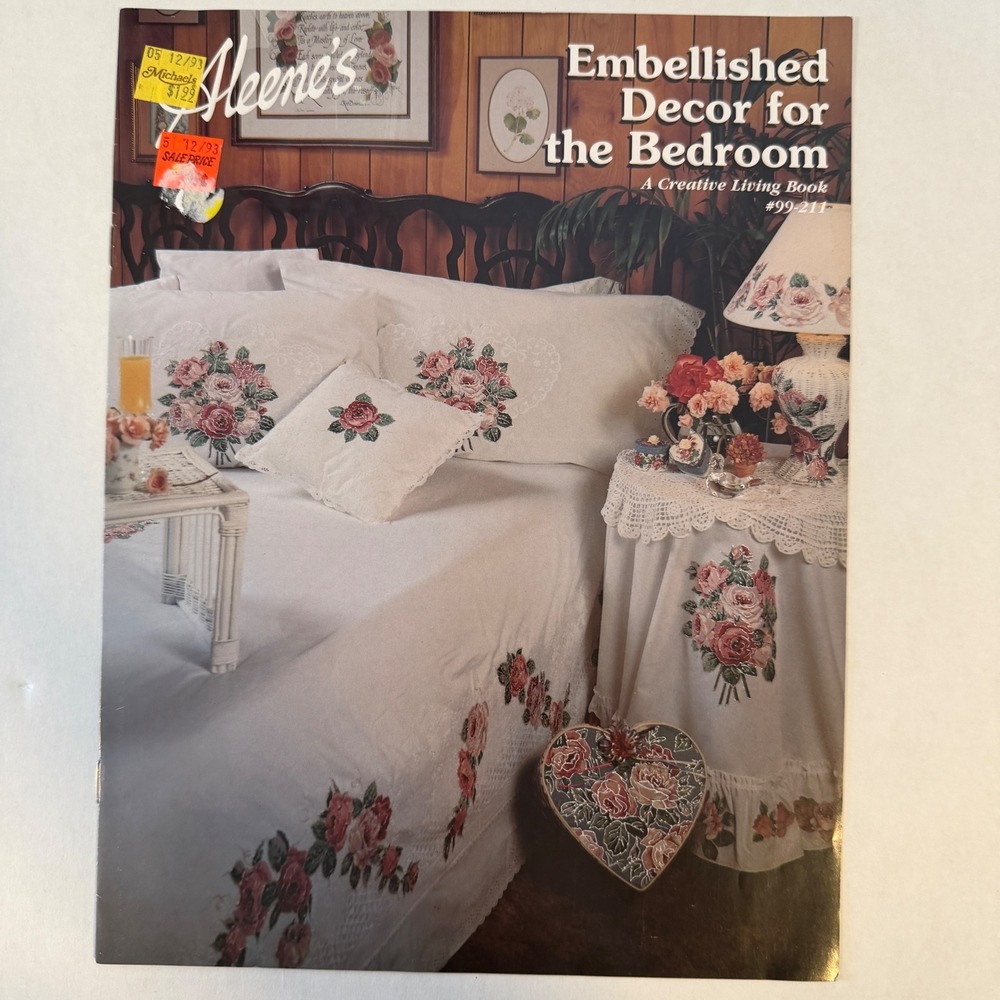 Aleene's Embellished Decor for the Bedroom Creative Living Book #99-211 Vintage